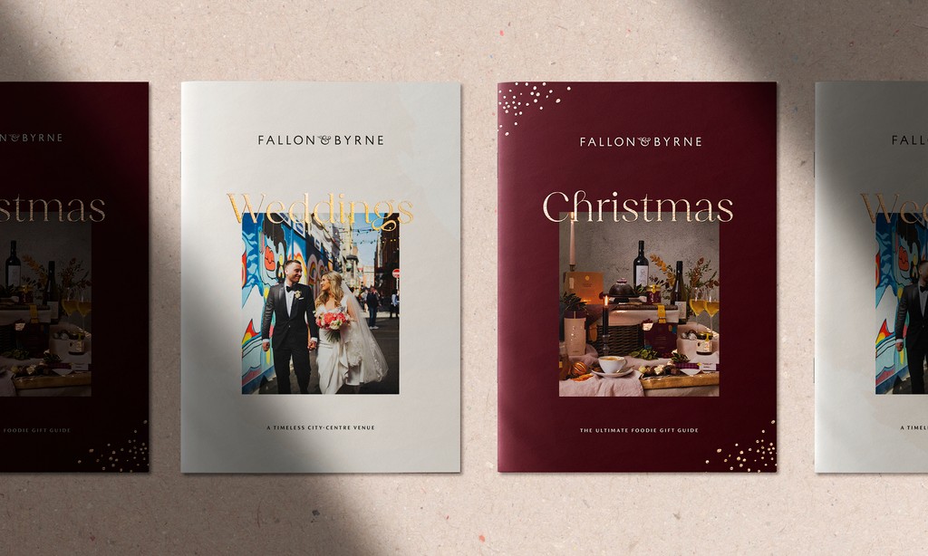 Fallon & Byrne Christmas and weddings brochures