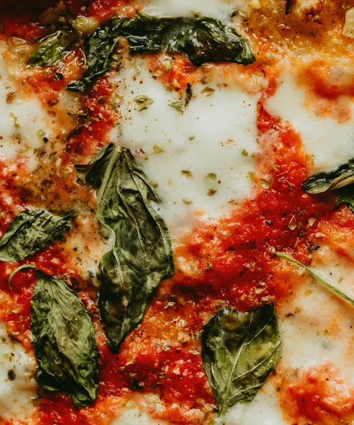 Neapolitan pizza in the Wine Cellar